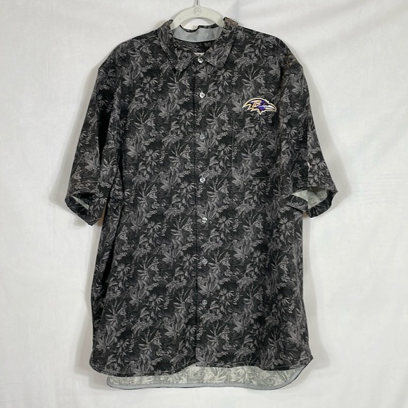 Tommy Bahama Other - Baltimore Ravens Custom Tommy Bahama Shirt NWT XLT Hawaiian Button Down NEW